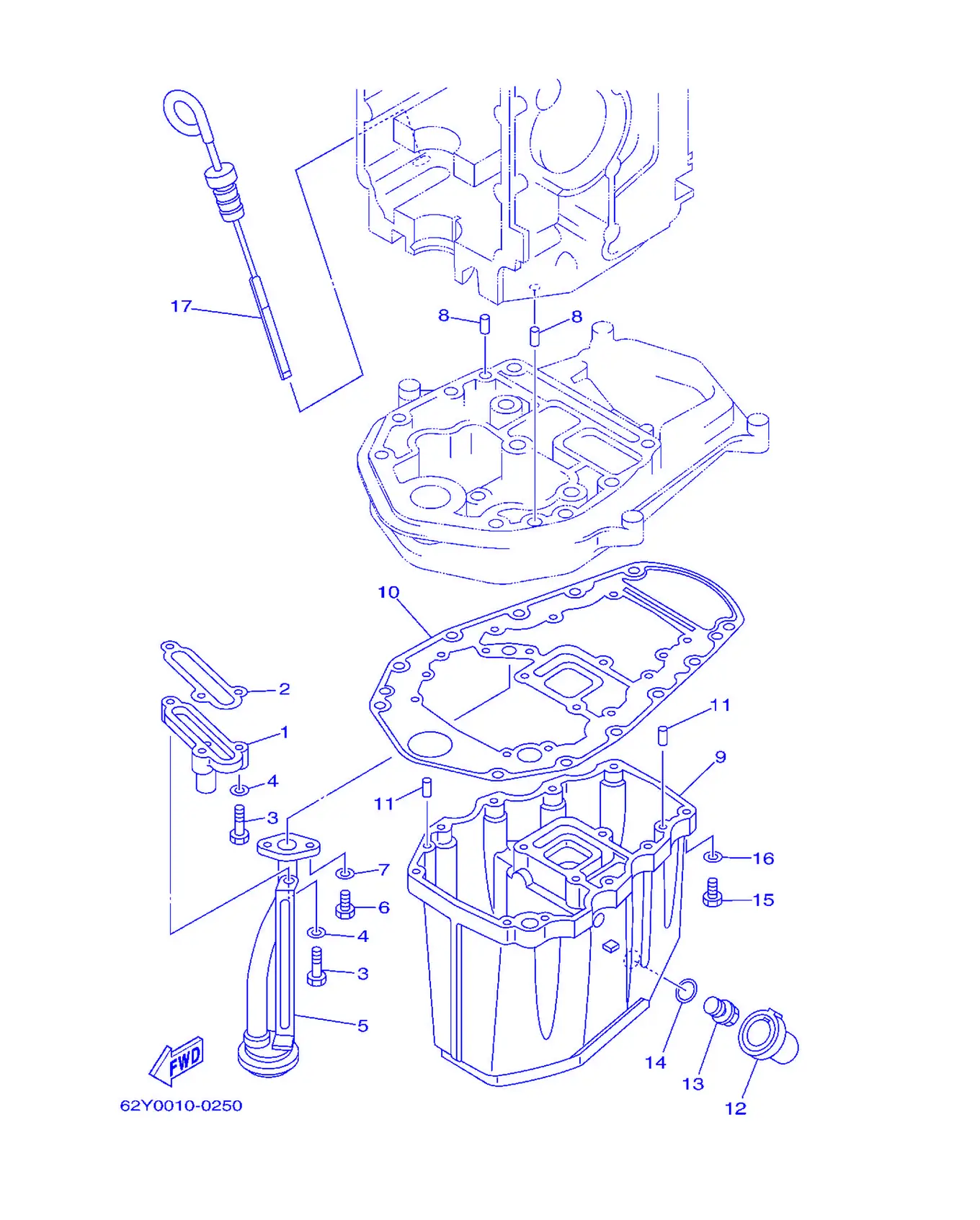 オイルパン爆炸图